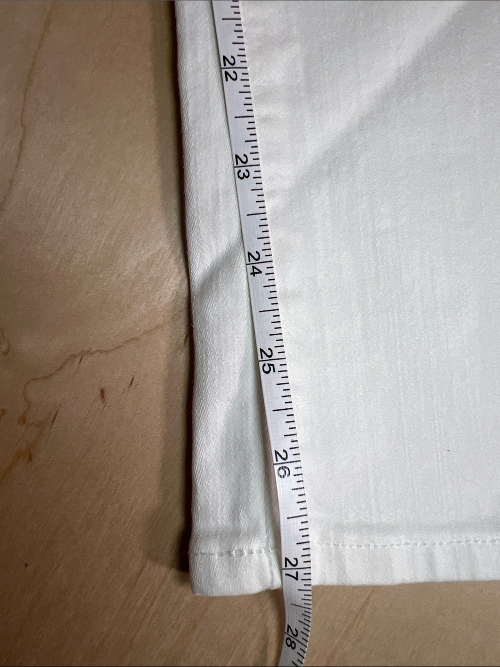 Madewell White Mid-Rise Kick Out Jeans size 24 - Picture 7 of 9